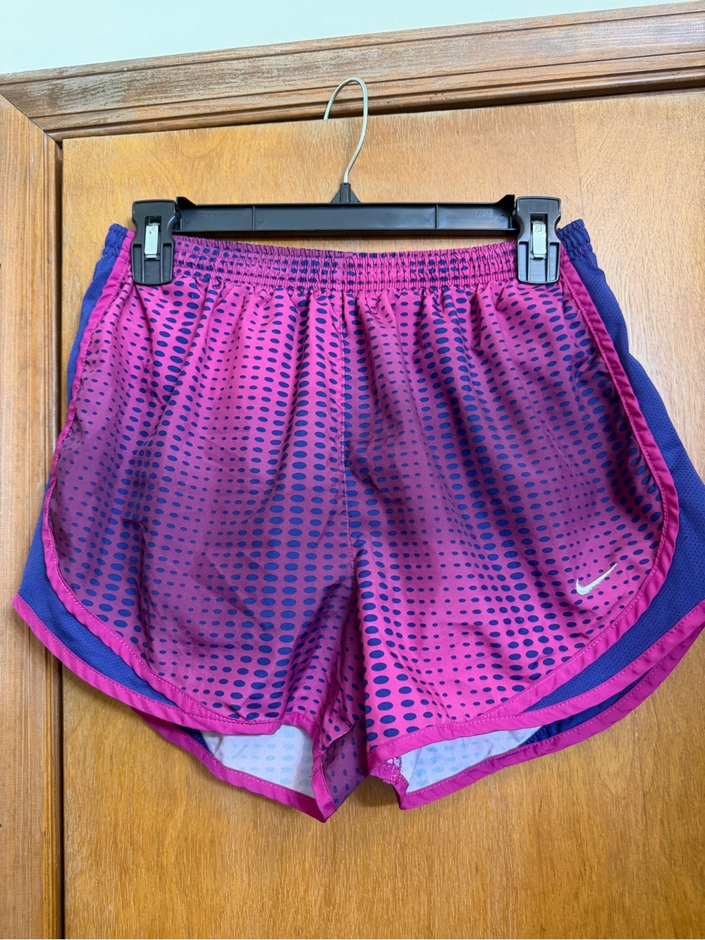 Nike Women's Pink Purple Dri-FIT Running Shorts